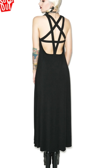 Killstar Dresses & Skirts - Killstar Pentagram Maxi Dress